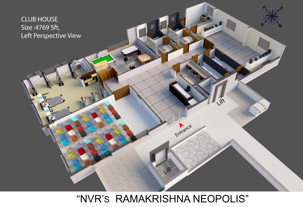 Club House -Left View