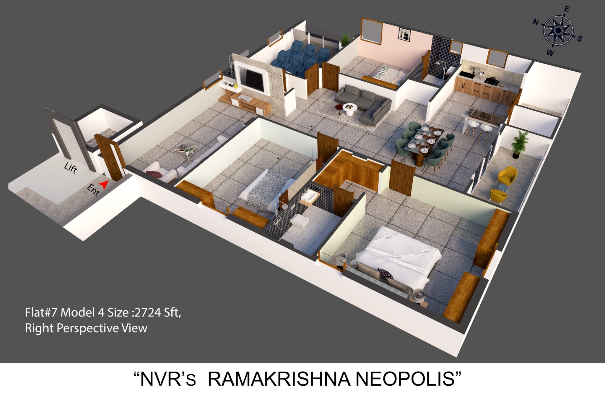 Flat-7 Right View